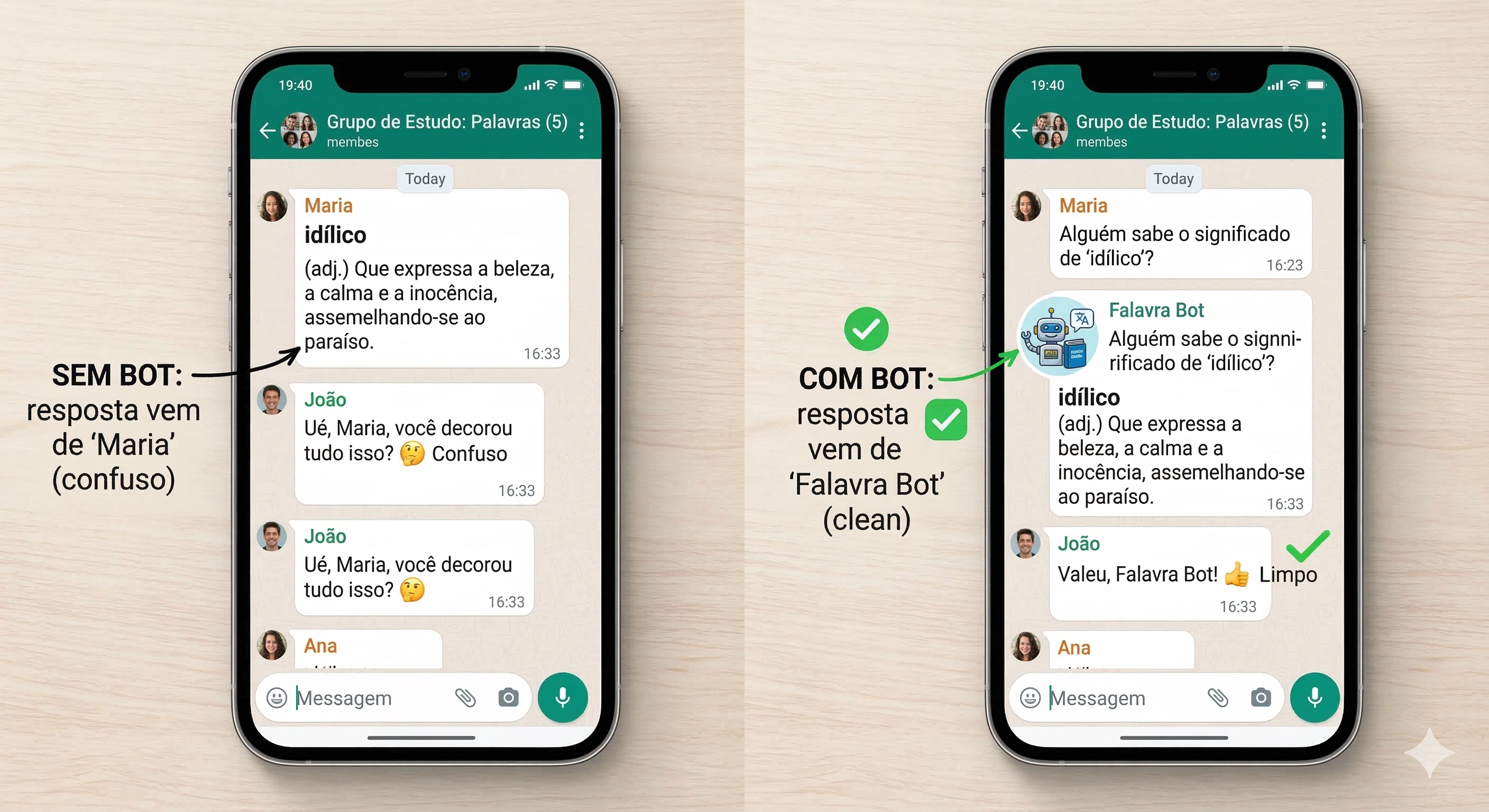 Bot vs user sessions — reply from random user vs consistent bot identity